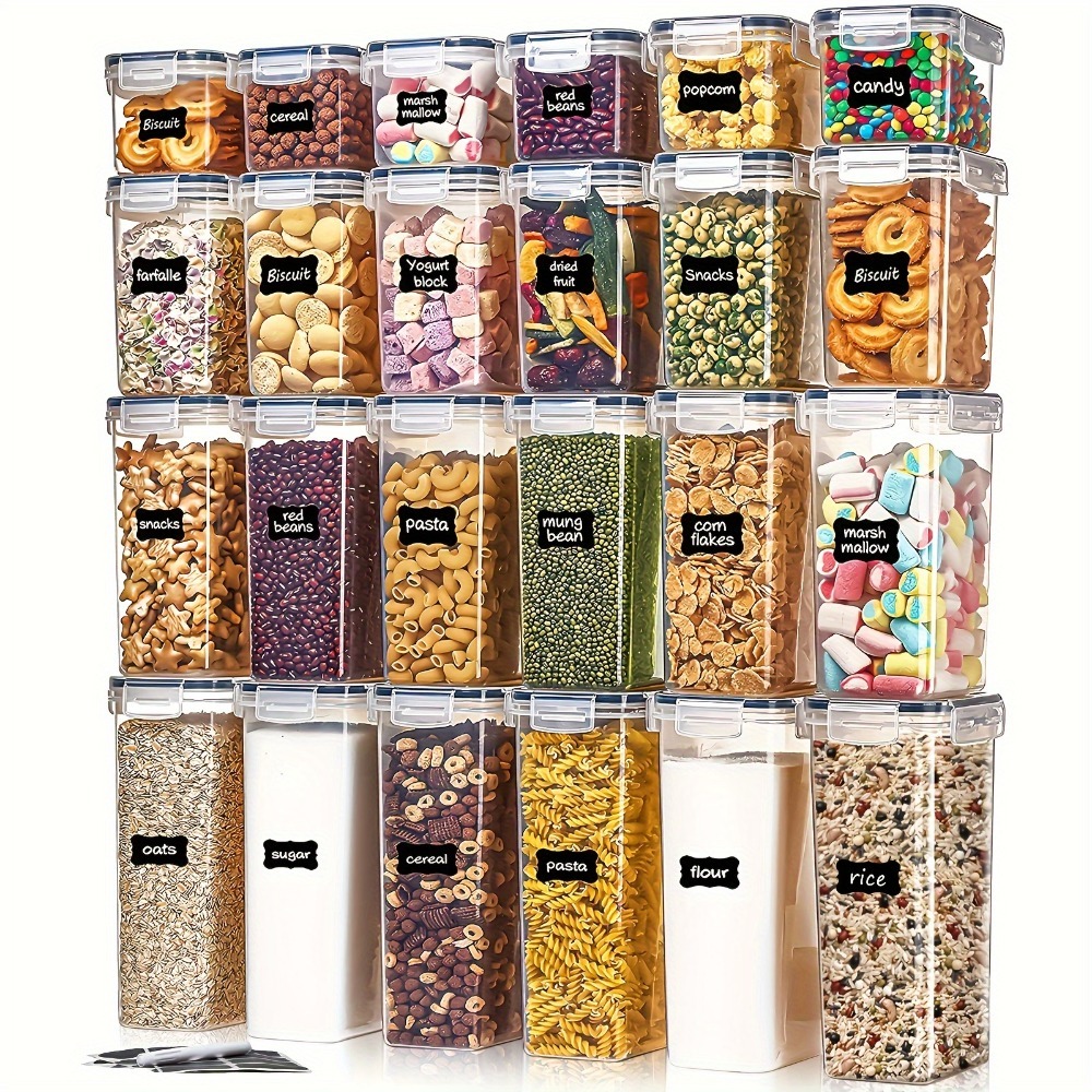 Food Storage Design - 24 ชิ้น กล่องเก็บอาหาร 12 กล่อง 12