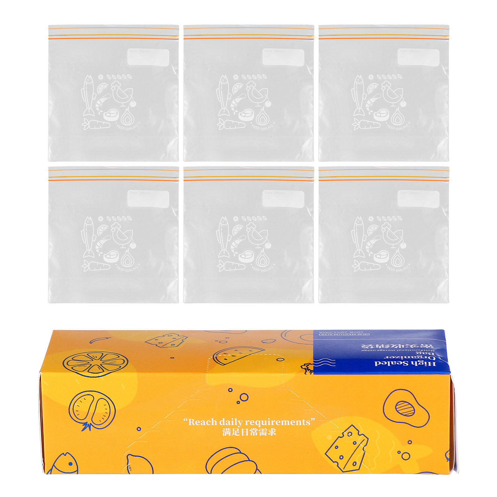 Lock And Lock Food Storage - ถุงเก็บรักษาความสด 30 ชิ้น แบบใส สำหรับขนม ผลไม้