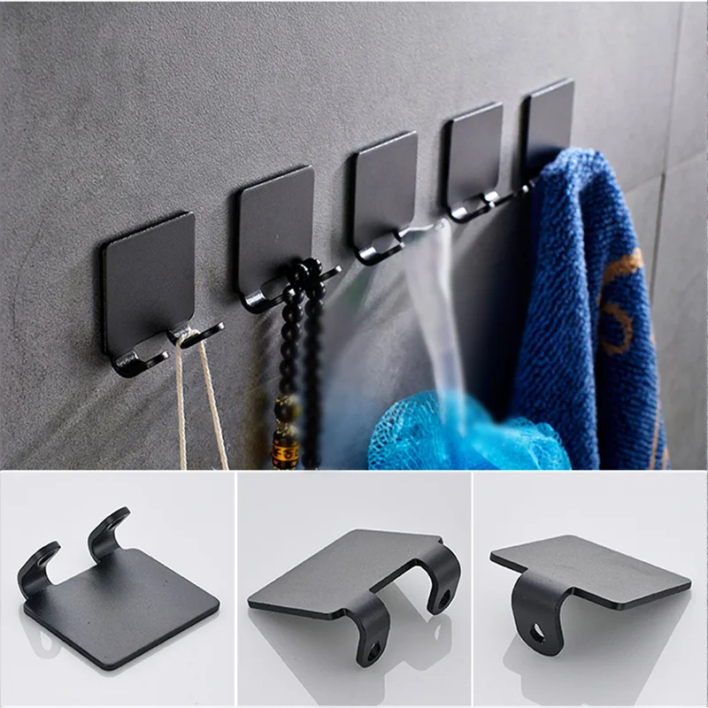 Food Storage Shelving - ที่แขวนมีดโกน 1-5 ชิ้น ทำจากอะลูมิเนียม สำหรับผู้ชาย ที่เก็บมีดโกน