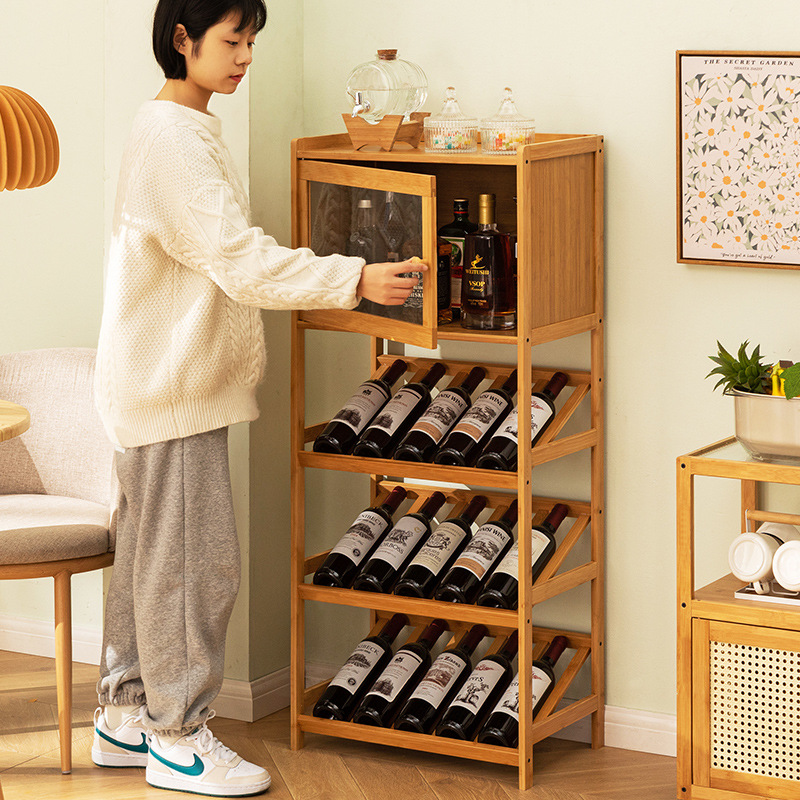 ไม้ไผ่ชั้นวางไวน์ 3/4 ชั้นอิสร - Food Storage Shelving บทวิจารณ์และราคา