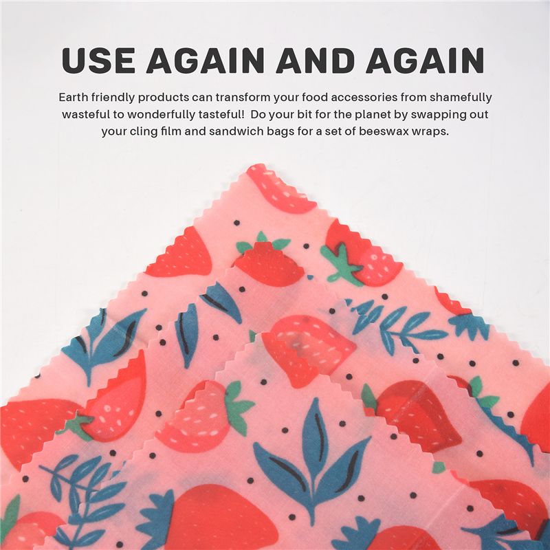 ผ้าห่ออาหารแบบใช้ซ้ำได้ A01F-1 - Beeswax Food Wrap บทวิจารณ์และราคา