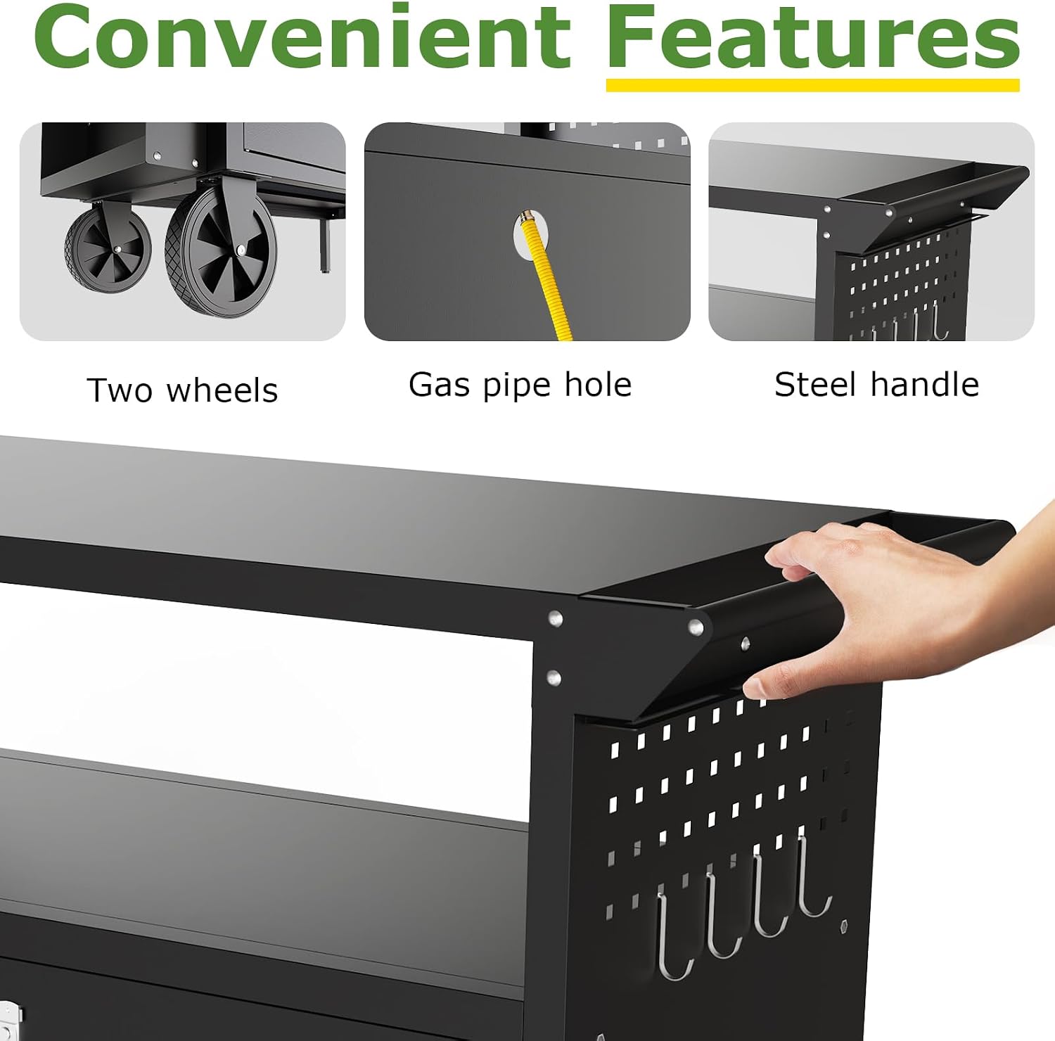 รถเข็นปิ้งย่างกลางแจ้งพร้อมโต๊ - Food Storage And Preservation บทวิจารณ์และราคา