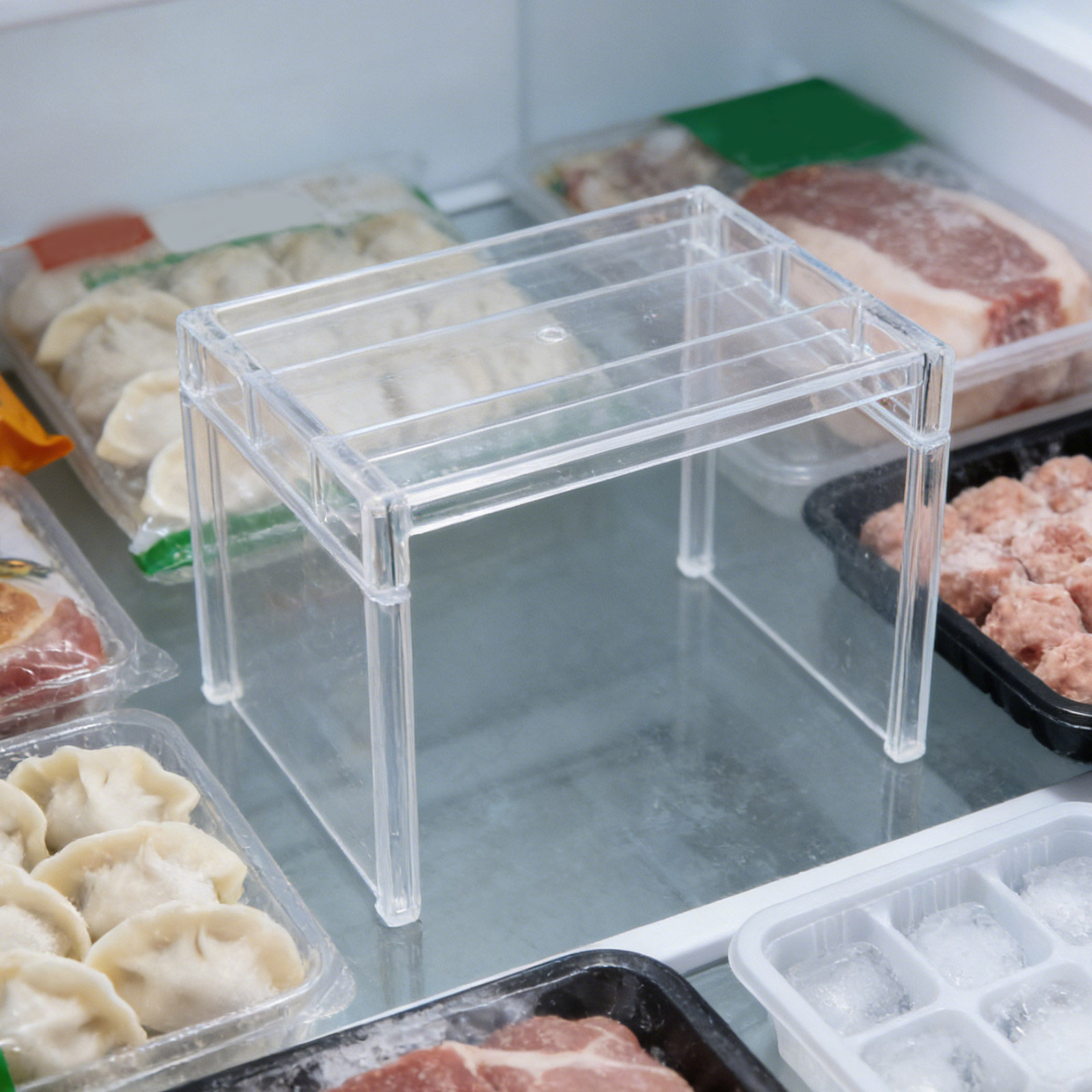 ชั้นวางของในตู้เย็นแบบใส 2 ชิ้ - Food Storage Rack For Kitchen บทวิจารณ์และราคา