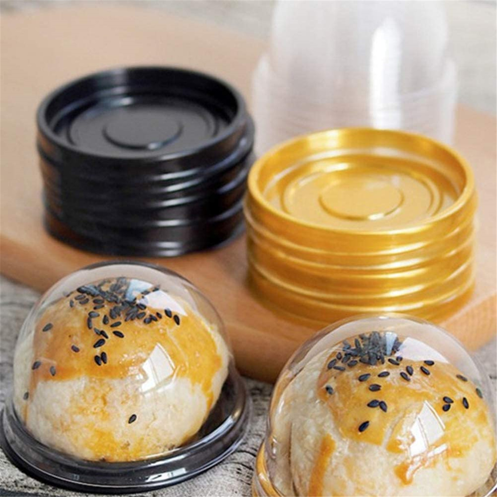 กล่องใส่เค้กทรงกลม พลาสติกใส ฝ - Egg Storage Holder บทวิจารณ์และราคา