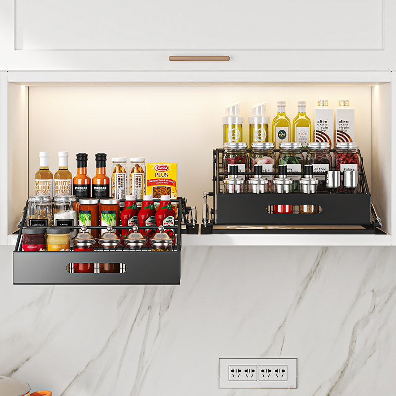 ชั้นวางของในครัวแบบดึงลงได้ 3  - Food Storage Shelving บทวิจารณ์และราคา