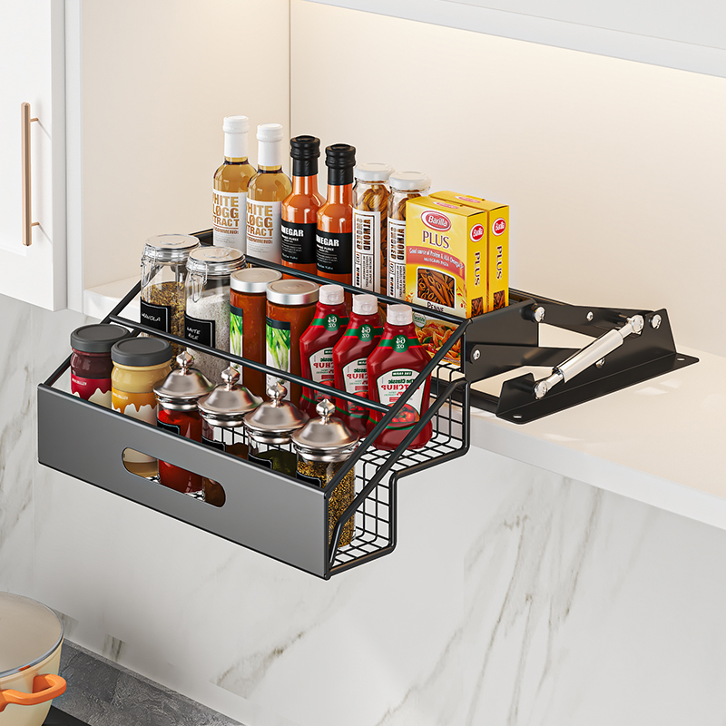 ชั้นวางของในครัวแบบดึงลงได้ 3  - Food Storage Shelving บทวิจารณ์และราคา