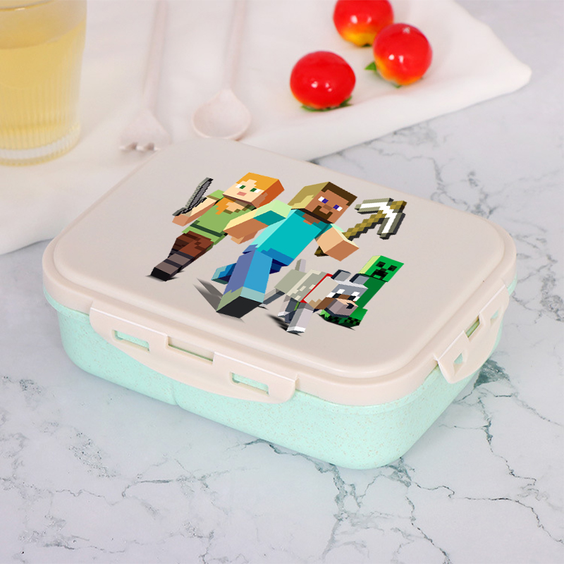 กล่องอาหารกลางวันลายการ์ตูน Mi - Food Storage Minecraft บทวิจารณ์และราคา