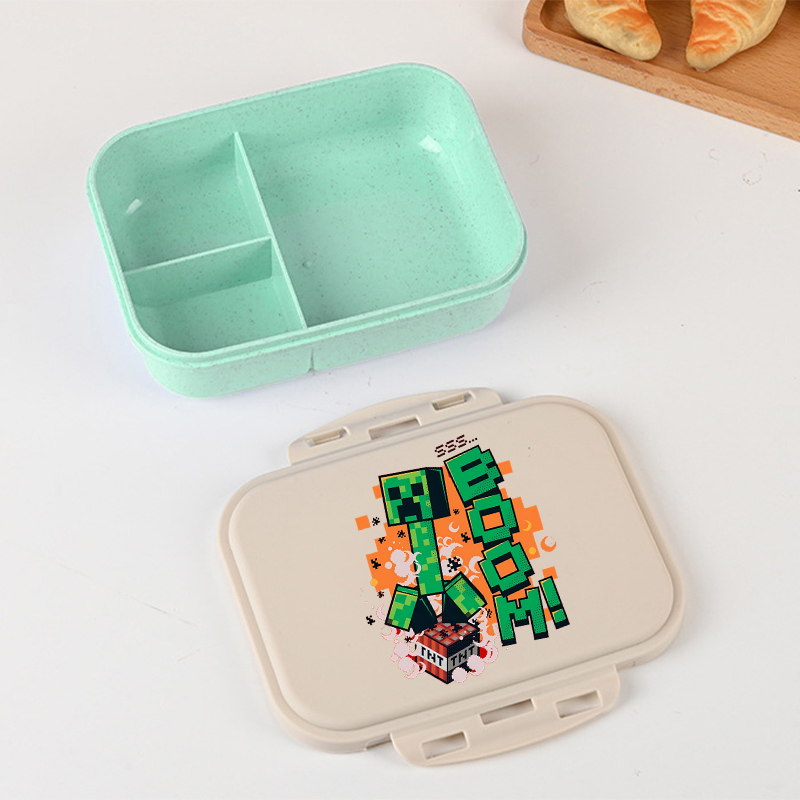 กล่องอาหารกลางวันลายการ์ตูน Mi - Food Storage Minecraft บทวิจารณ์และราคา
