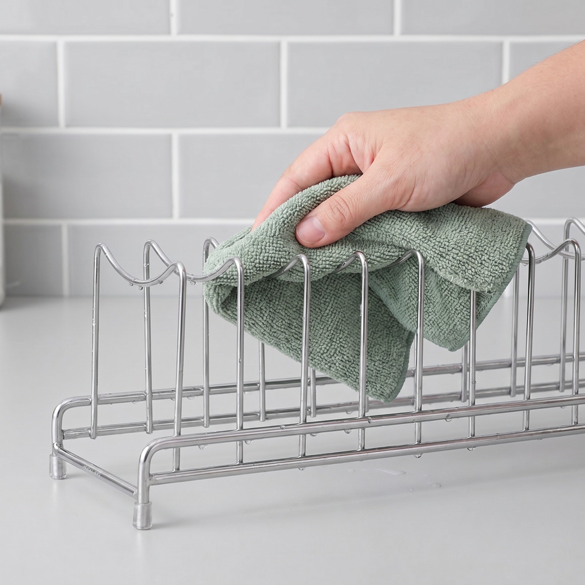 ชั้นวางฝาหม้อสแตนเลส 9 ช่อง สำ - Food Storage Rack For Kitchen บทวิจารณ์และราคา