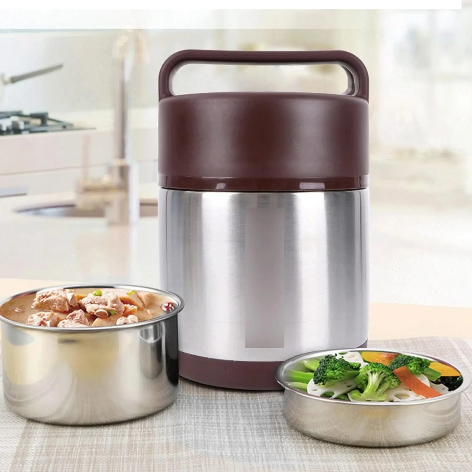 กล่องอาหารกลางวันเบนโตะสำหรับผ - Food Storage Box Stainless Steel บทวิจารณ์และราคา