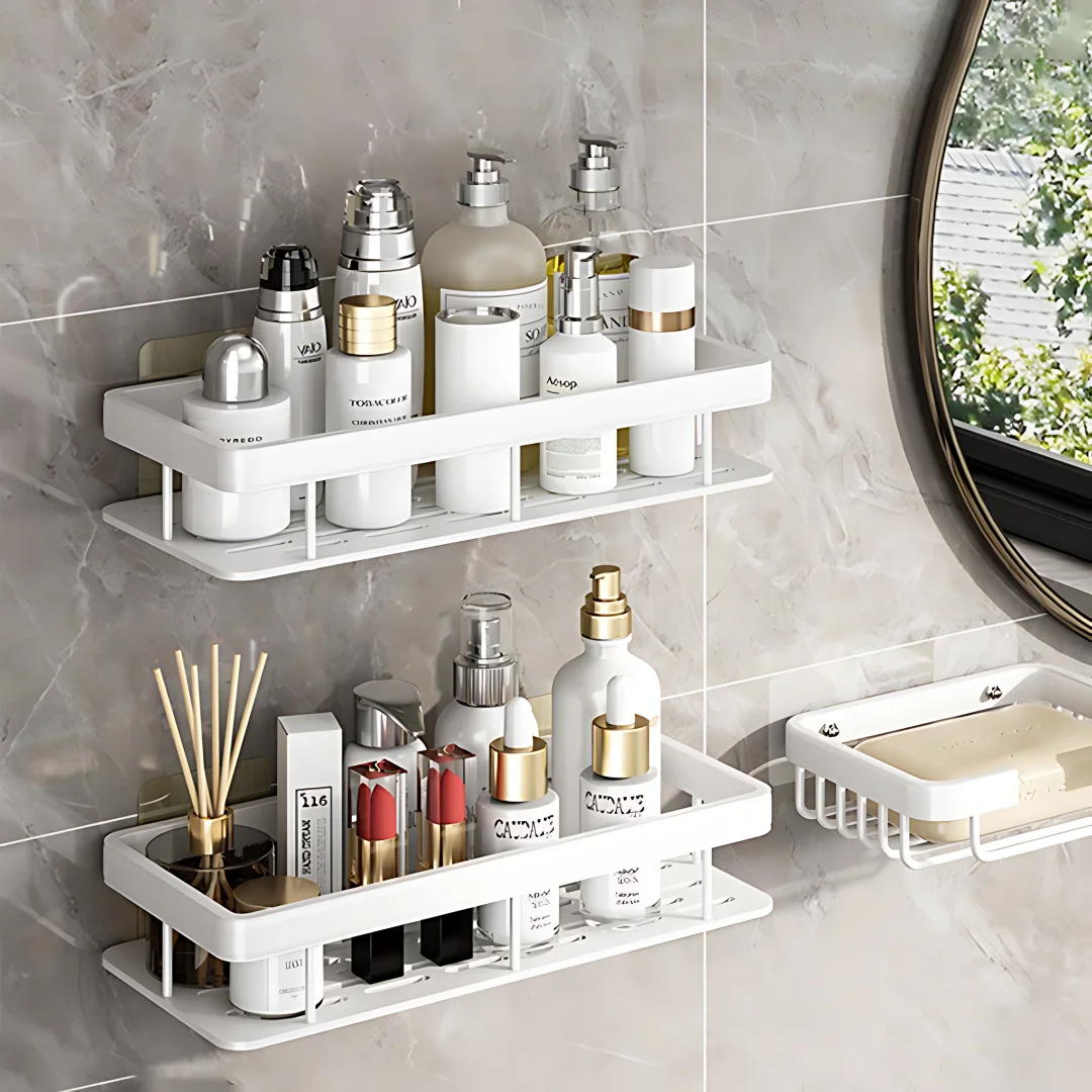 2PCS ห้องน้ําชั้นวางห้องครัวจั - Food Storage Shelving บทวิจารณ์และราคา