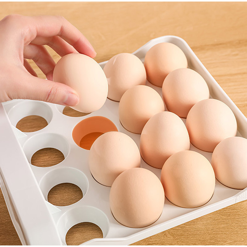 กล่องเก็บไข่สองชั้นพร้อมลิ้นชั - Egg Storage Holder บทวิจารณ์และราคา