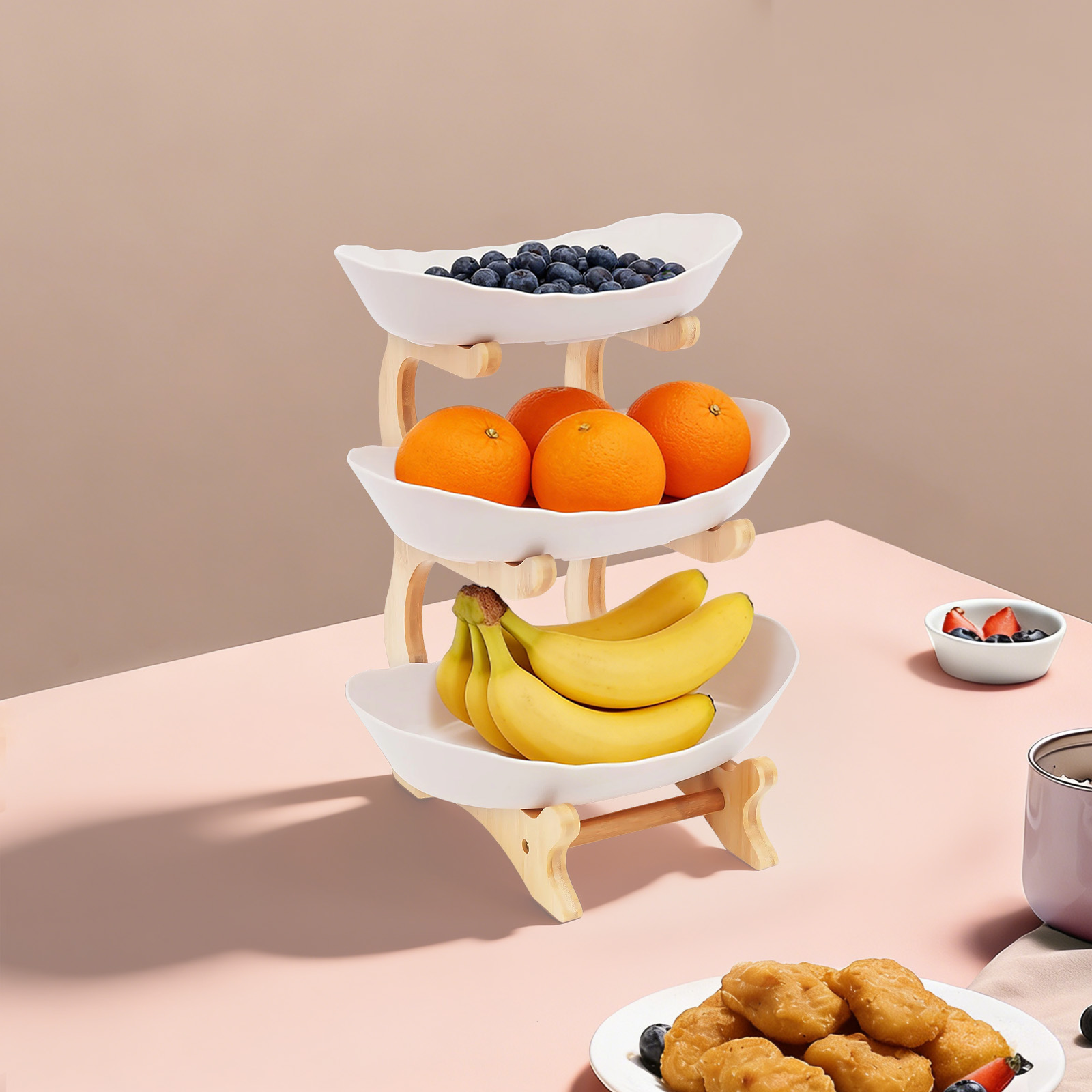 ชั้นวางผักแบบหลายชั้น ชั้นวางข - Food Storage Rack For Kitchen บทวิจารณ์และราคา