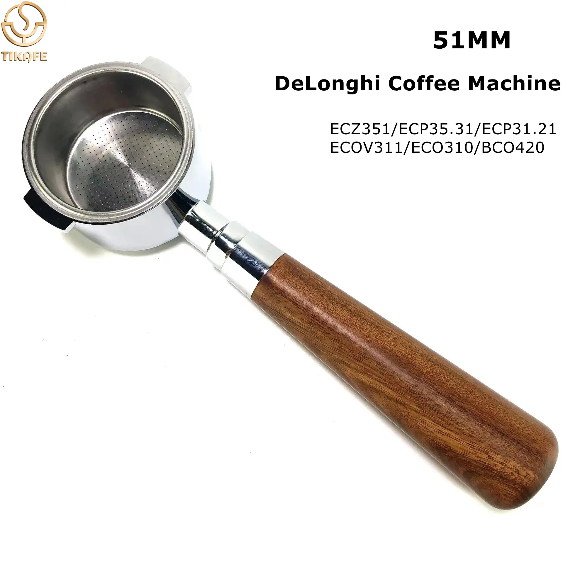 พอร์ทาฟิลเตอร์แบบไม่มีฐานขนาด  - Delonghi Espresso Ecp3420 บทวิจารณ์และราคา