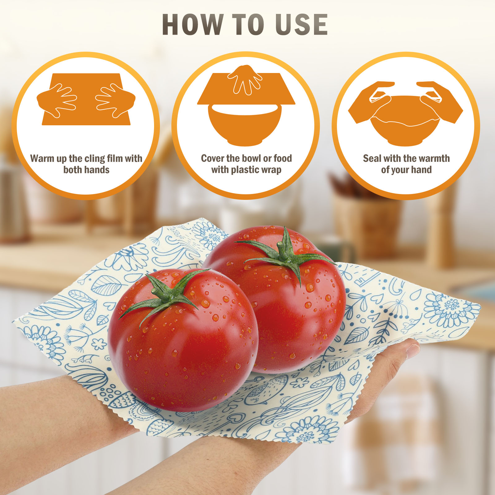 ผ้าห่ออาหารออร์แกนิคจากขี้ผึ้ง - Beeswax Food Wrap บทวิจารณ์และราคา