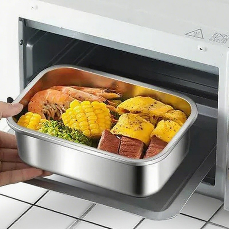 กล่องเบนโตะความจุขนาดใหญ่ กล่อ - Food Storage Box Stainless Steel บทวิจารณ์และราคา
