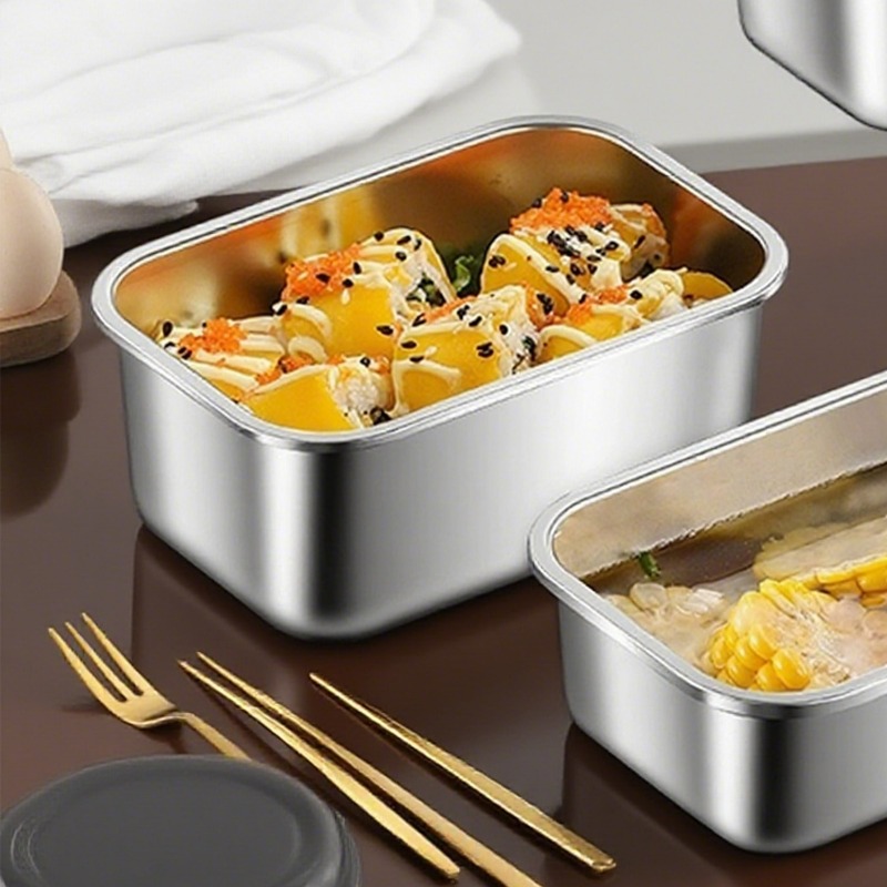 กล่องเบนโตะความจุขนาดใหญ่ กล่อ - Food Storage Box Stainless Steel บทวิจารณ์และราคา