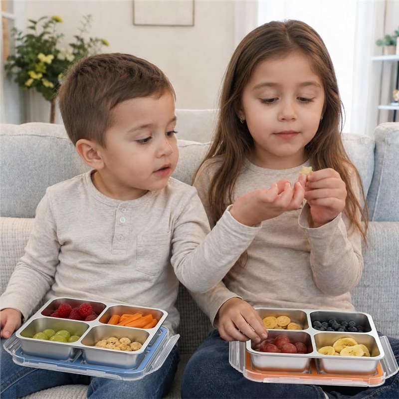 GIGI ชุดกล่องใส่อาหารว่างสแตนเ - Food Storage Box Stainless Steel บทวิจารณ์และราคา