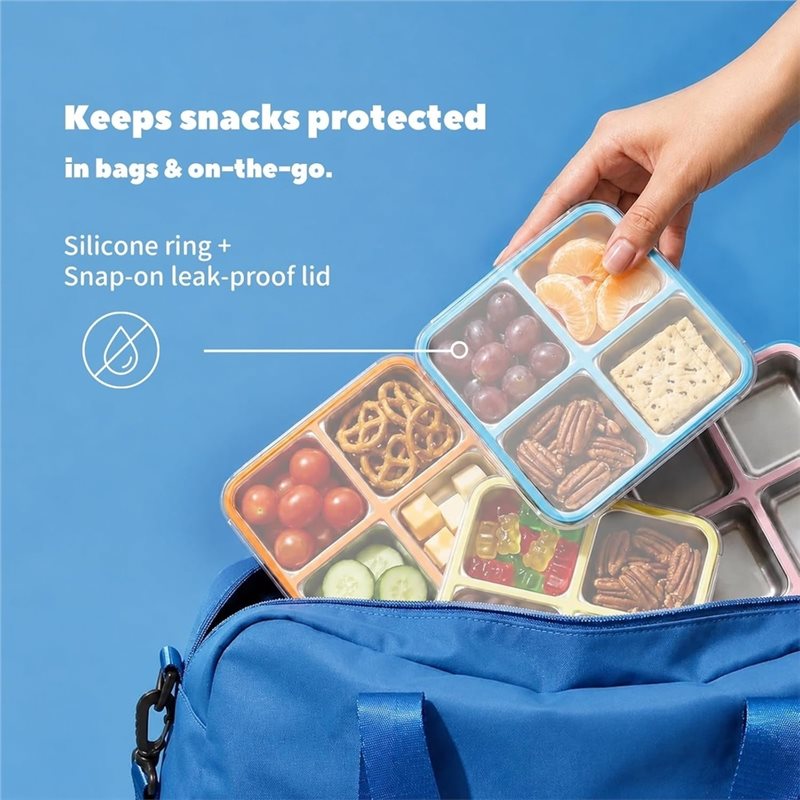 GIGI ชุดกล่องใส่อาหารว่างสแตนเ - Food Storage Box Stainless Steel บทวิจารณ์และราคา
