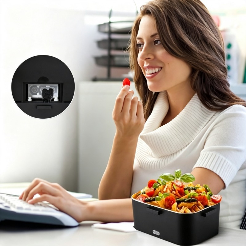 กล่องอาหารกลางวันไฟฟ้าแบบมีระบ - Food Storage Box Stainless Steel บทวิจารณ์และราคา