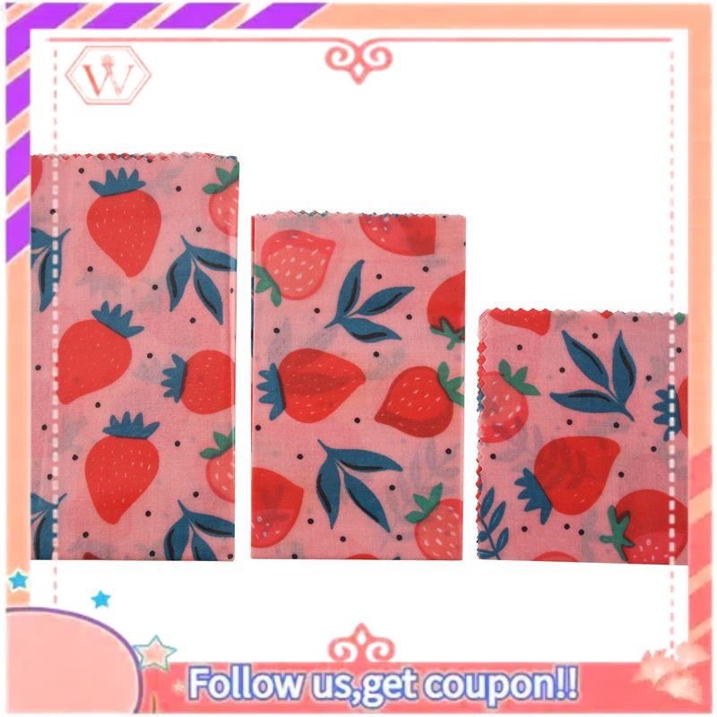 ผ้าห่ออาหารแบบใช้ซ้ำได้ 1 ชุด  - Beeswax Food Wrap บทวิจารณ์และราคา