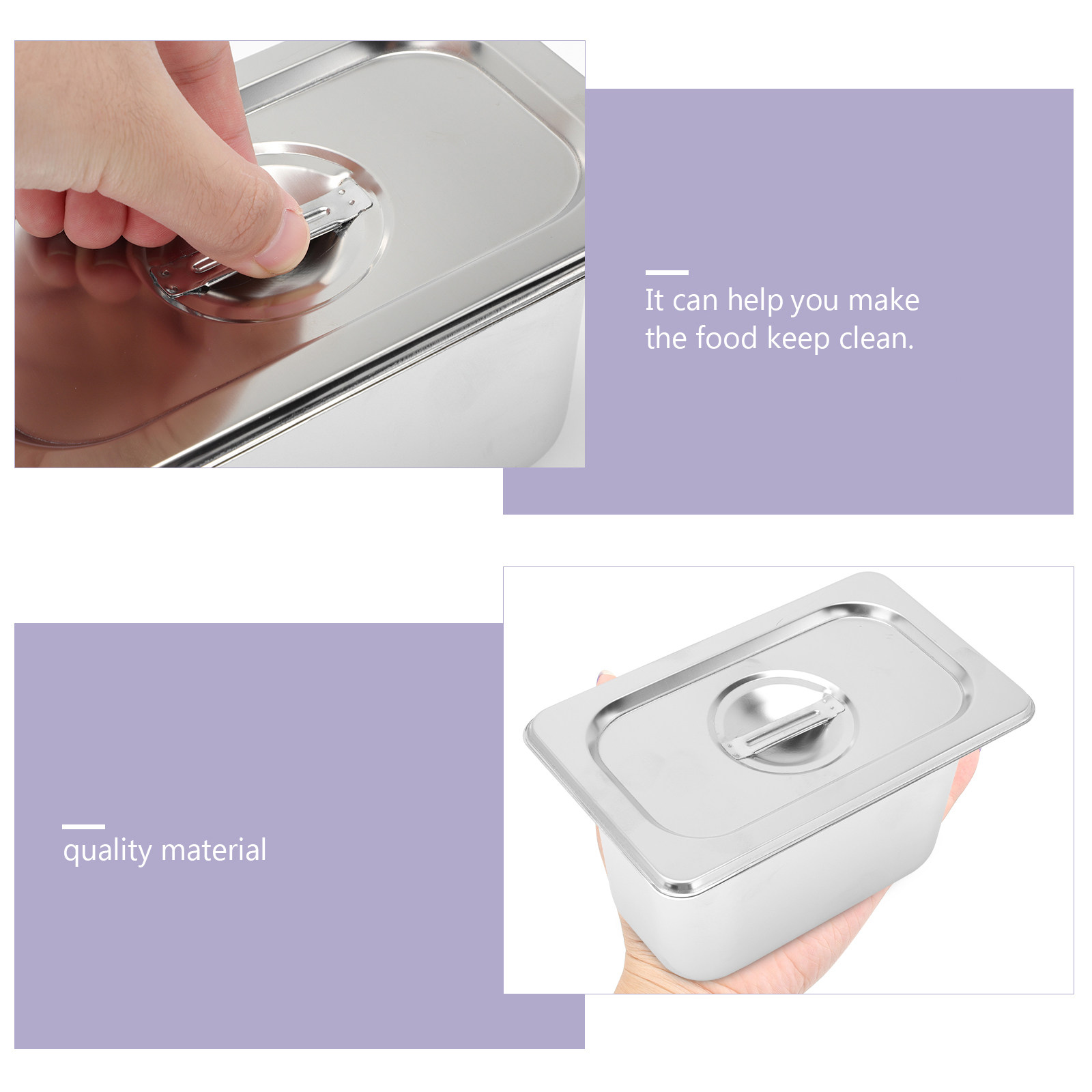 ชุดอ่างเก็บผักสแตนเลสพร้อมฝาปิ - Food Storage Restaurant บทวิจารณ์และราคา