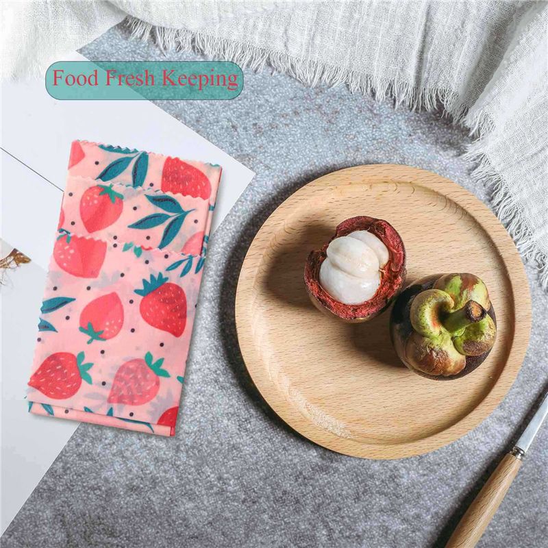 ผ้าห่ออาหารแบบใช้ซ้ำได้ B62B-4 - Beeswax Food Wrap บทวิจารณ์และราคา