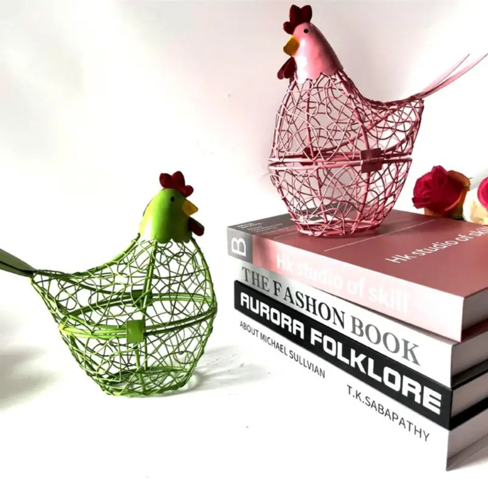 ตะกร้าใส่ไข่รูปไก่แบบพกพา ทำจา - Egg Storage Holder บทวิจารณ์และราคา