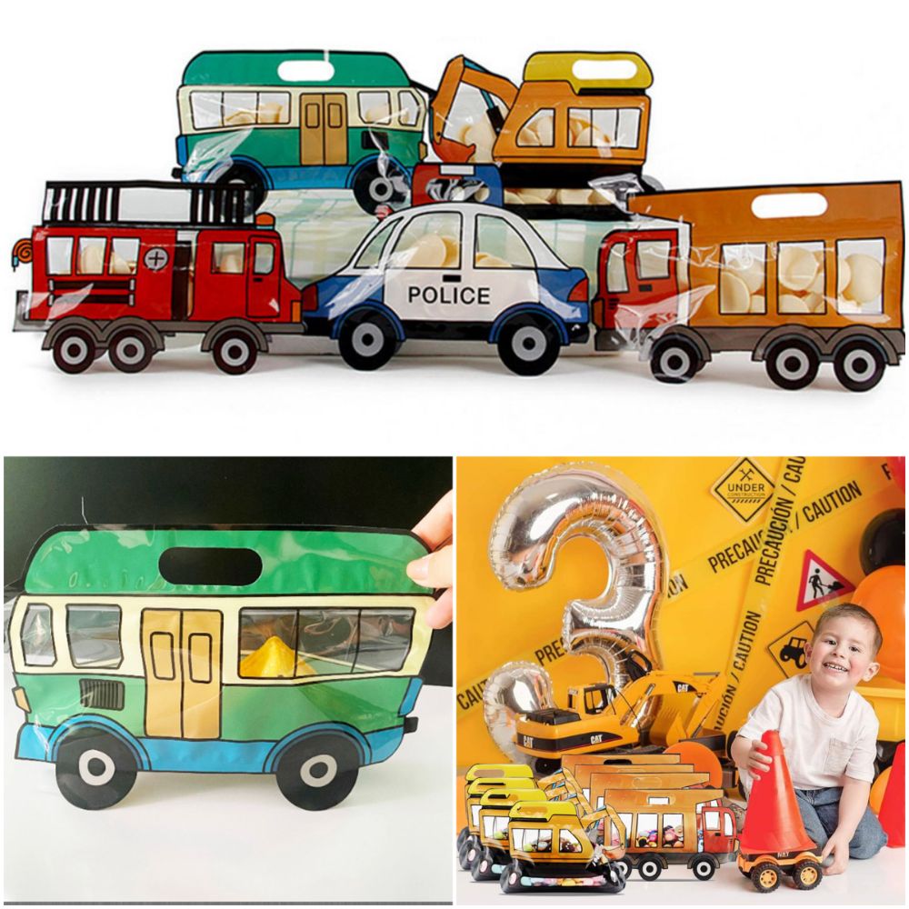 ถุงบรรจุภัณฑ์ลายการ์ตูนรถยนต์  - Food Storage Year Supply บทวิจารณ์และราคา