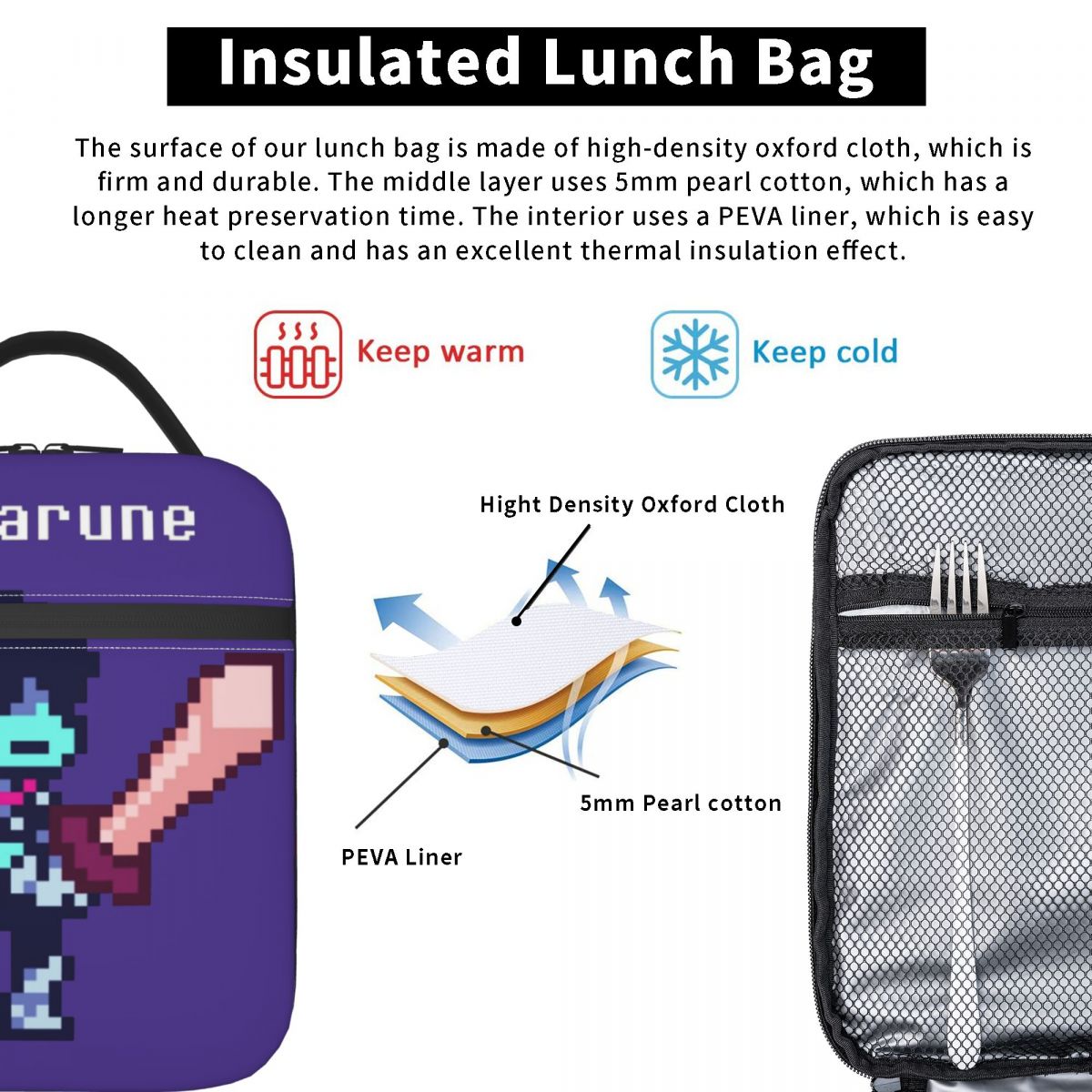 Delta Rune Kris Deltarune ถุงอ - Food Storage Kris บทวิจารณ์และราคา