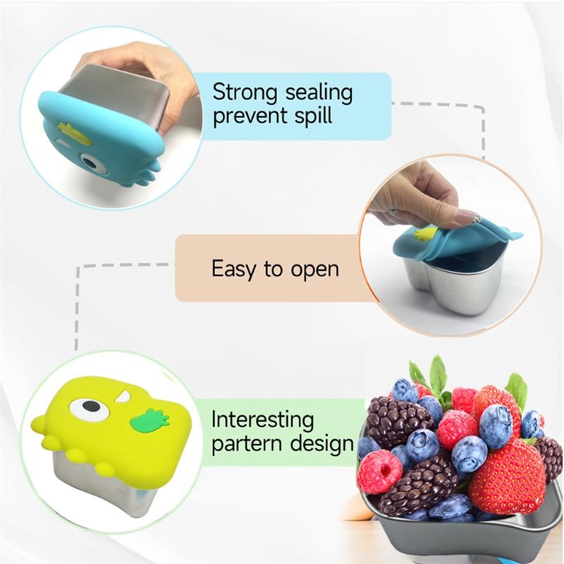 กล่องใส่ขนมสแตนเลส AA94-304 ลา - Food Storage Box Stainless Steel บทวิจารณ์และราคา
