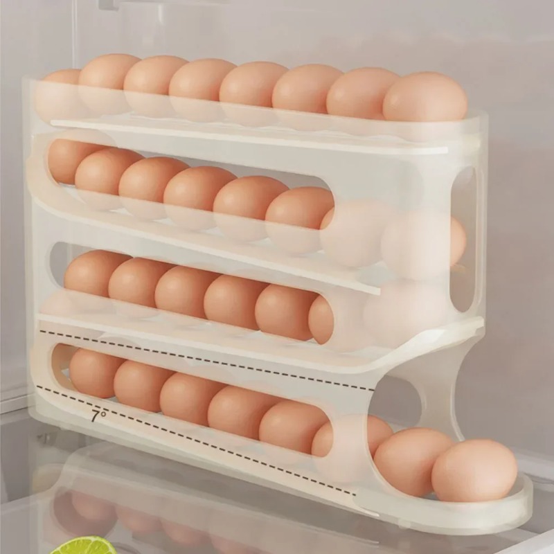 ชั้นวางไข่อัตโนมัติ 4 ชั้น - ก - Egg Storage Holder บทวิจารณ์และราคา