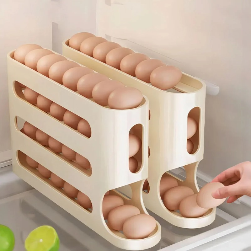ชั้นวางไข่อัตโนมัติ 4 ชั้น - ก - Egg Storage Holder บทวิจารณ์และราคา