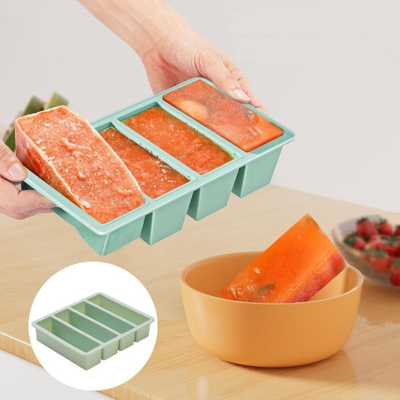 ถาดซิลิโคนขนาดใหญ่พิเศษพร้อมฝา - Food Storage Design บทวิจารณ์และราคา
