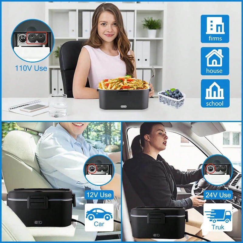 กล่องอาหารอุ่นไฟฟ้า 100W, ความ - Food Storage Box Stainless Steel บทวิจารณ์และราคา
