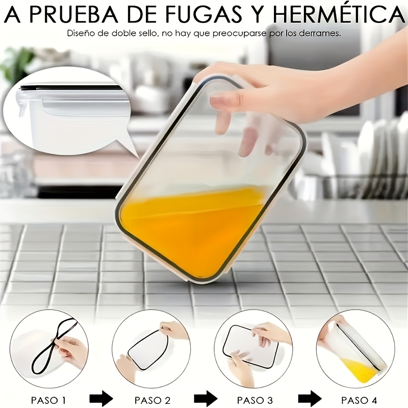 ชุด 8 ชิ้น ประกอบด้วย 4 กล่องแ - Food Storage Design บทวิจารณ์และราคา