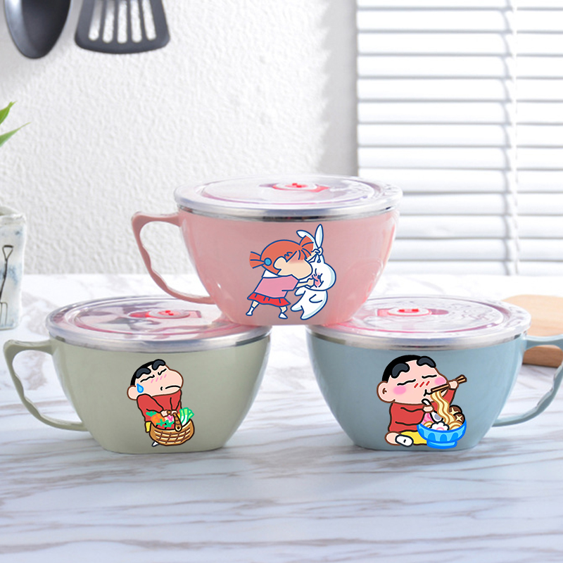 ชามบะหมี่เครยอน ชินจัง ชามสแตน - Food Storage Design บทวิจารณ์และราคา