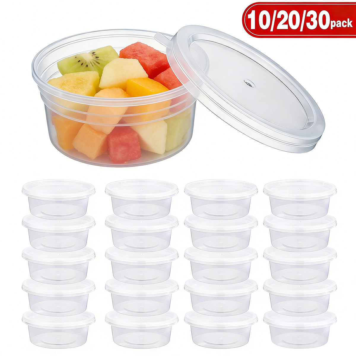 10/20/40 แพ็ค ภาชนะใส่สไลม์ขนา - Food Storage And Preservation บทวิจารณ์และราคา