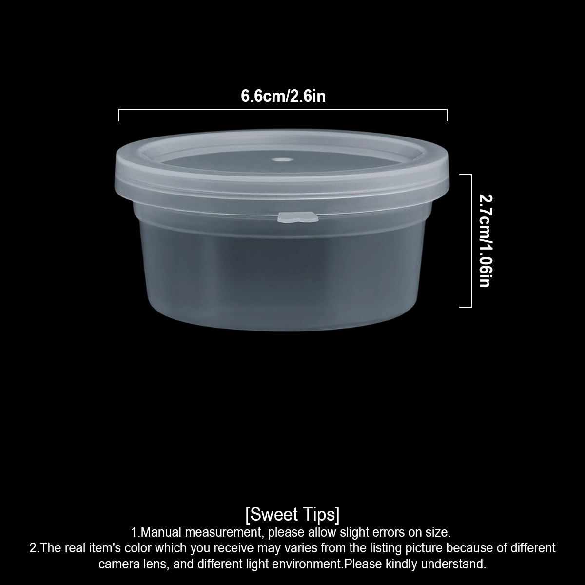 10/20/40 แพ็ค ภาชนะใส่สไลม์ขนา - Food Storage And Preservation บทวิจารณ์และราคา