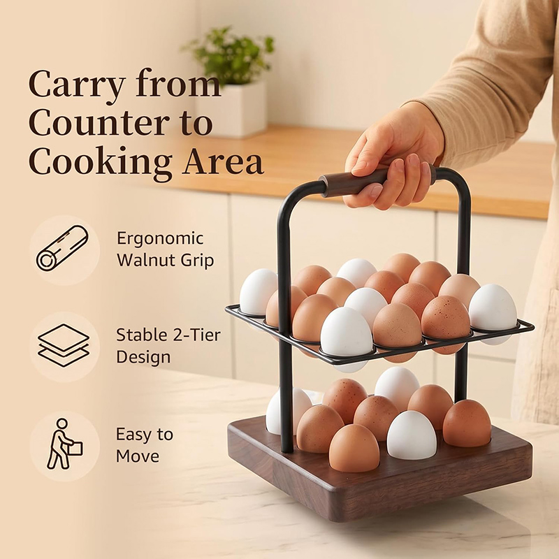 ที่วางไข่แบบฟาร์มเฮาส์สำหรับวา - Egg Storage Holder บทวิจารณ์และราคา