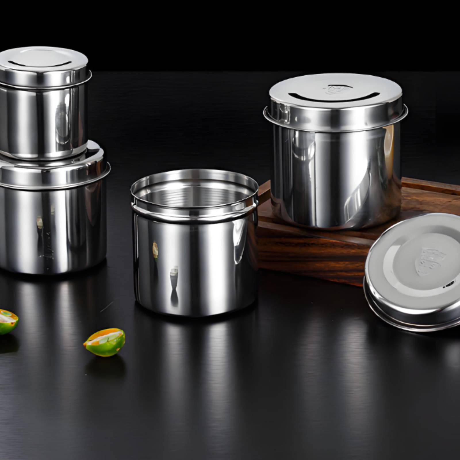 กล่องตัวอย่างสแตนเลส ภาชนะใส่ต - Food Storage Box Stainless Steel บทวิจารณ์และราคา