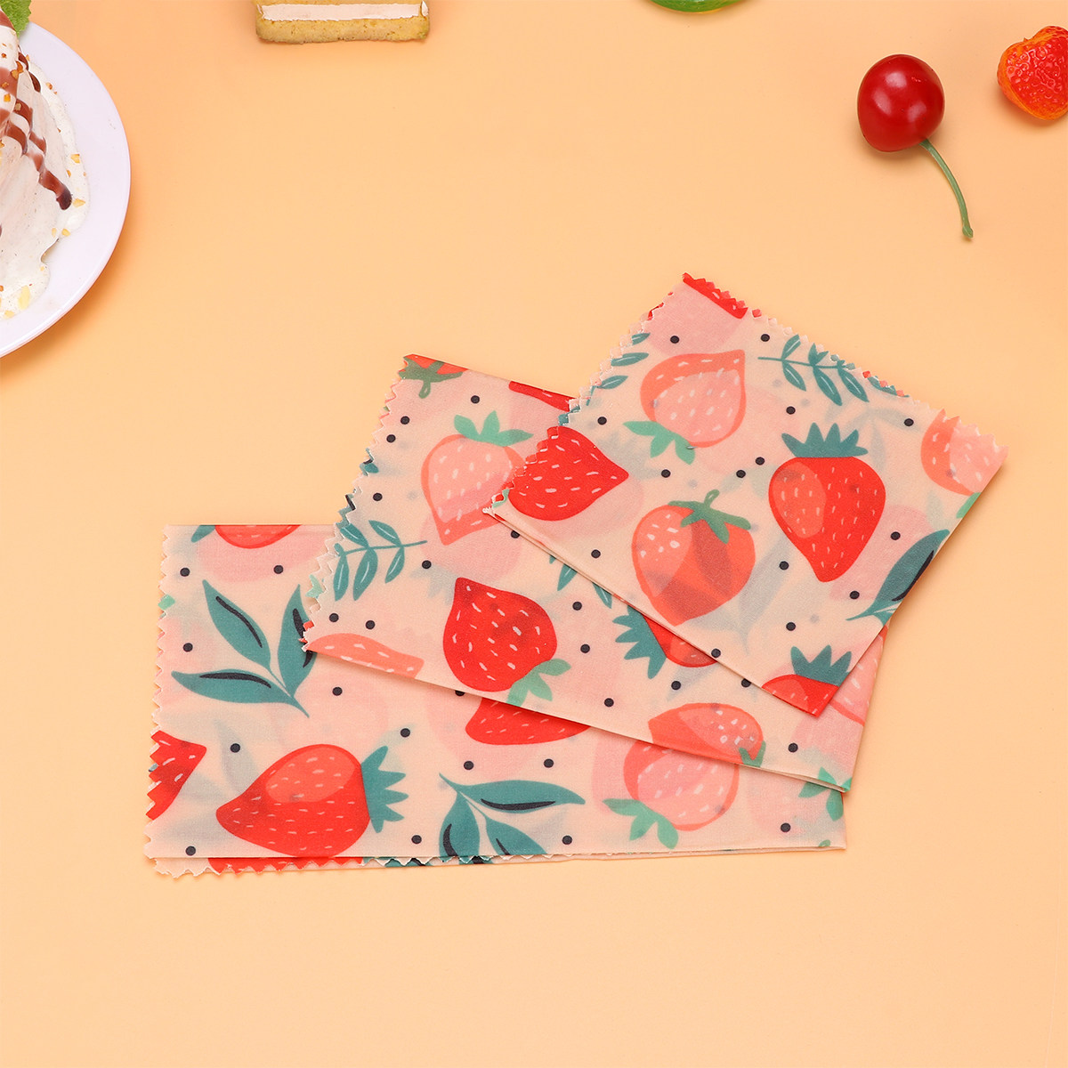ผ้าห่ออาหารจากขี้ผึ้ง 3 ชิ้น ผ - Beeswax Food Wrap บทวิจารณ์และราคา