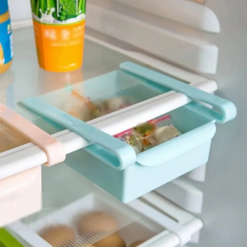 สไลด์ห้องครัวตู้เย็นตู้แช่แข็ง - Food Storage Rack For Kitchen บทวิจารณ์และราคา