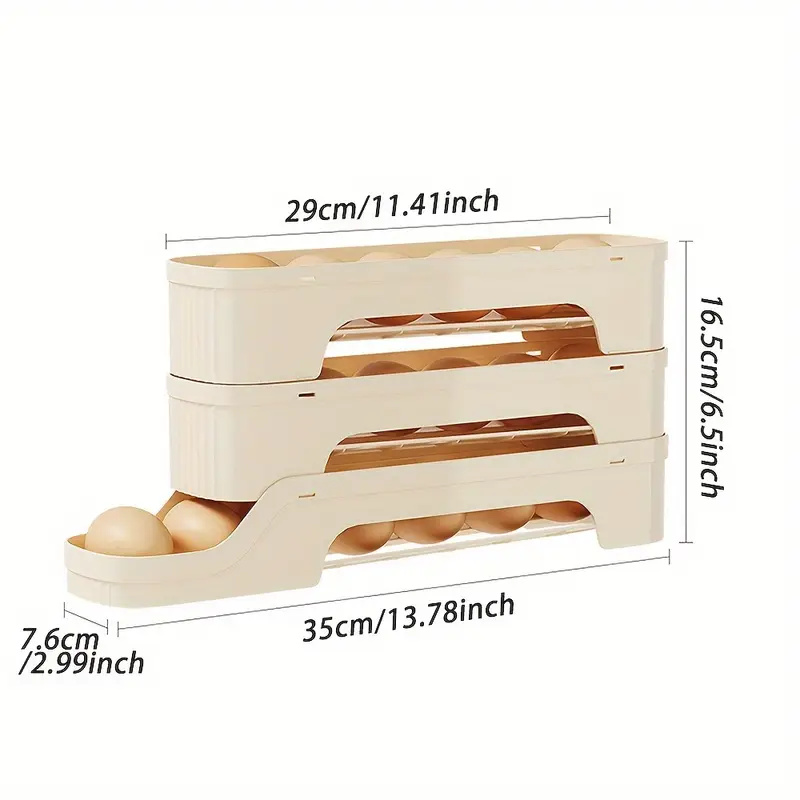 1 PC ที่ถอดออกได้ผู้ถือไข่กลิ้ - Egg Storage Holder บทวิจารณ์และราคา