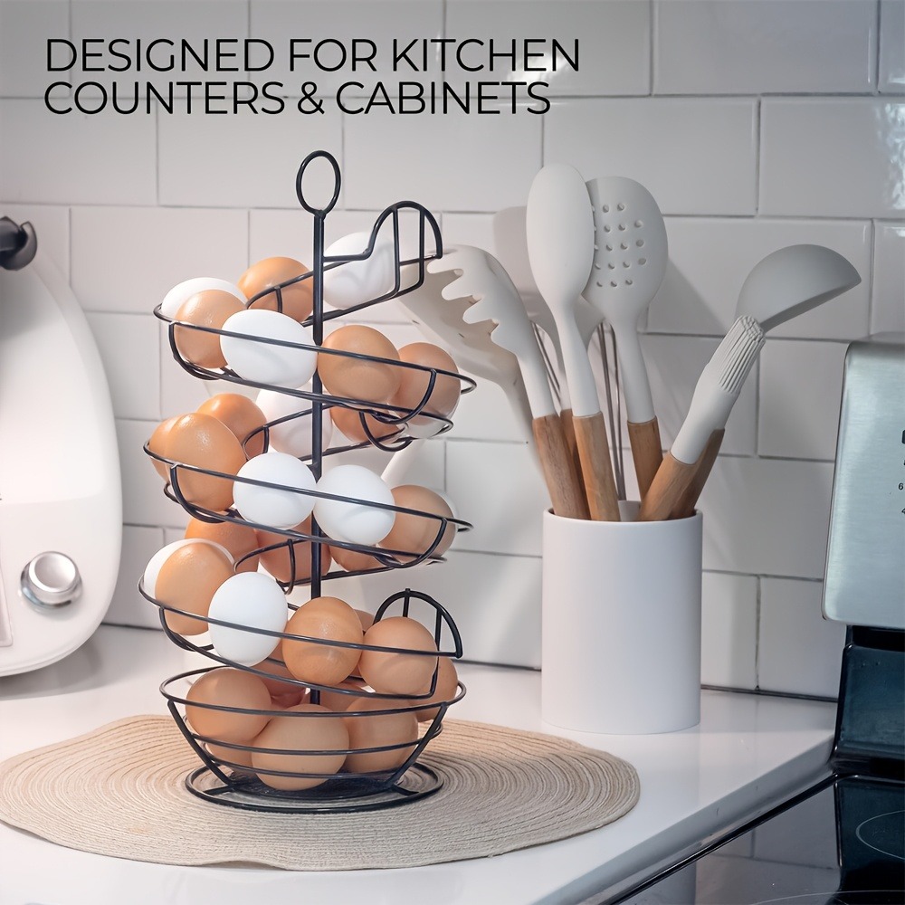 ที่วางไข่แบบเกลียวลวดโลหะ, ชั้ - Egg Storage Holder บทวิจารณ์และราคา
