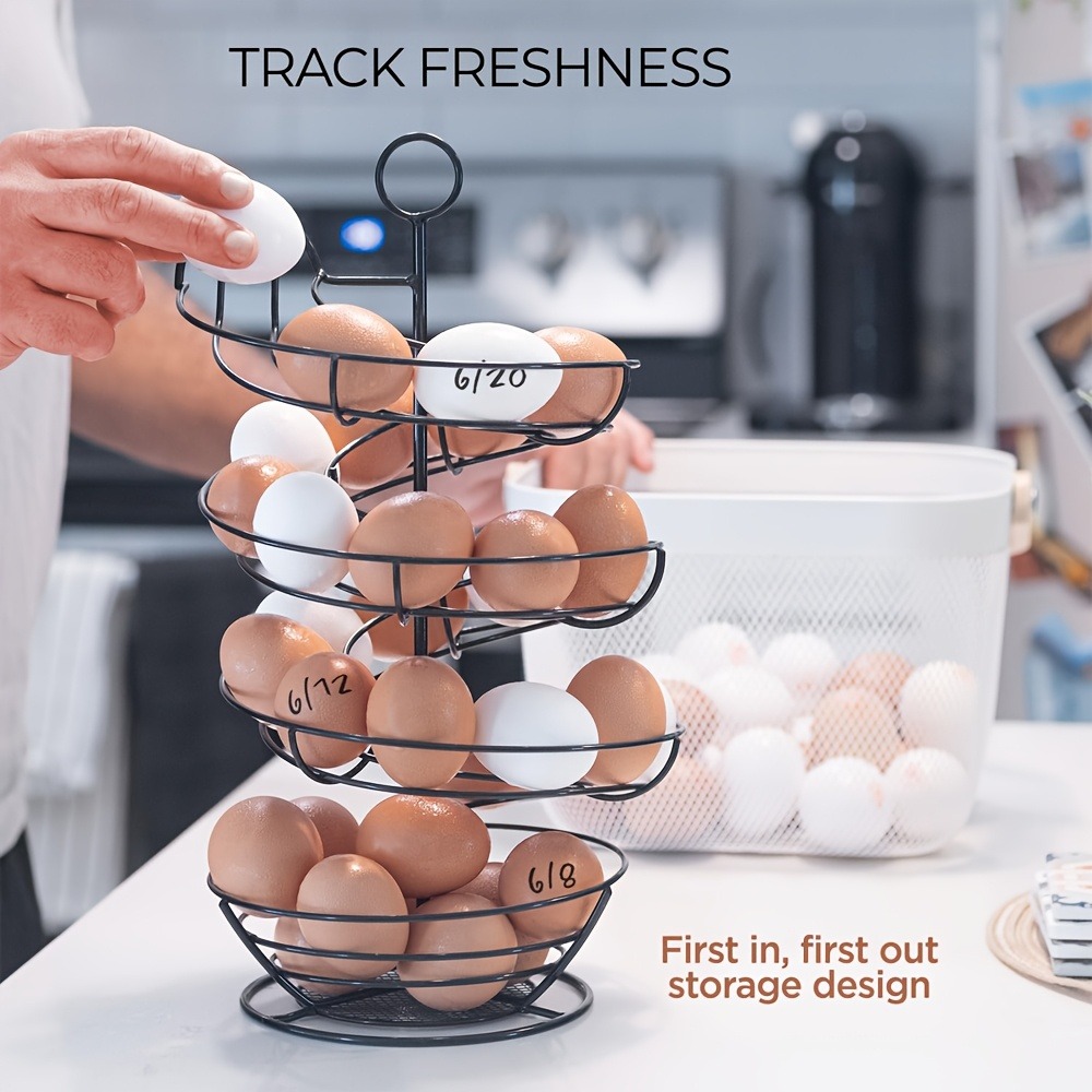 ที่วางไข่แบบเกลียวลวดโลหะ, ชั้ - Egg Storage Holder บทวิจารณ์และราคา