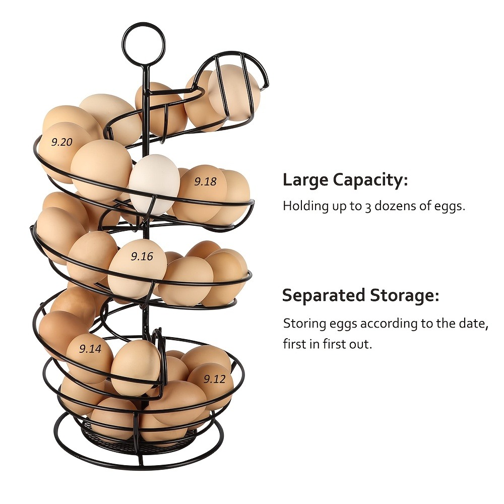 ที่วางไข่แบบเกลียวลวดโลหะ, ชั้ - Egg Storage Holder บทวิจารณ์และราคา