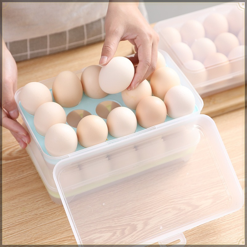 กล่องเก็บไข่ 15 ช่อง PP โปร่งใ - Egg Storage Holder บทวิจารณ์และราคา
