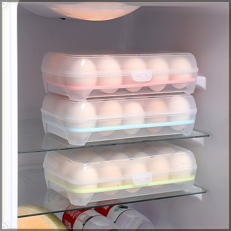 กล่องเก็บไข่ 15 ช่อง PP โปร่งใ - Egg Storage Holder บทวิจารณ์และราคา