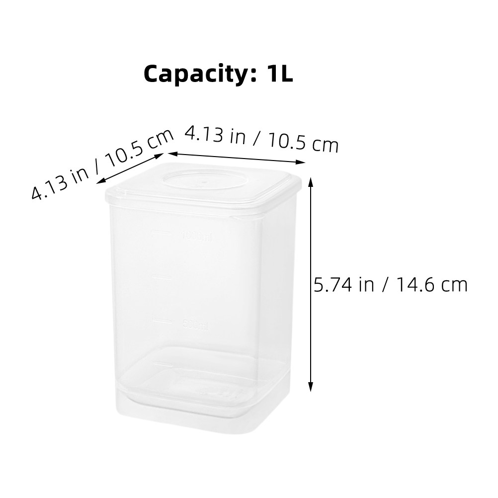 ภาชนะเก็บโยเกิร์ตแบบใสปิดสนิท  - Food Storage Design บทวิจารณ์และราคา